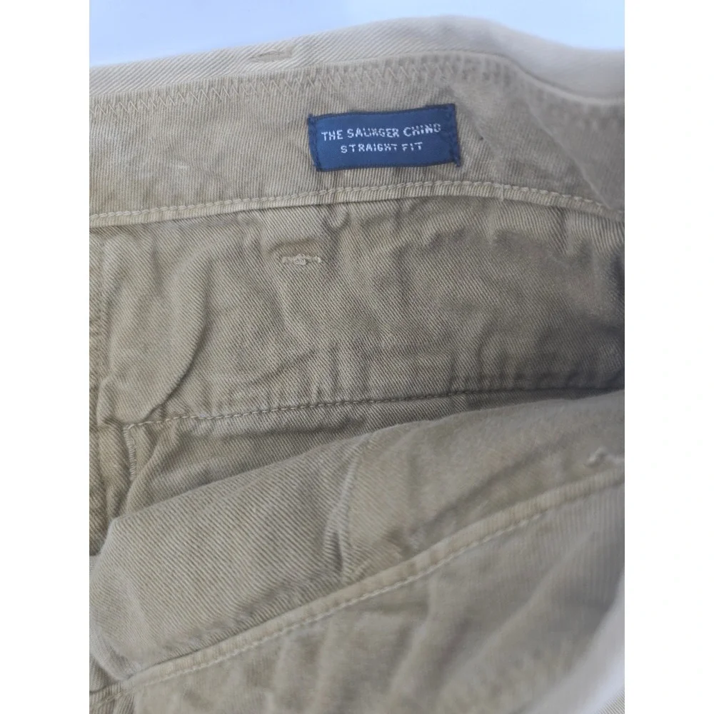 Polo Ralph Lauren Shorts Mens 42 Beige Sauger Chino Straight Fit Raw Hem